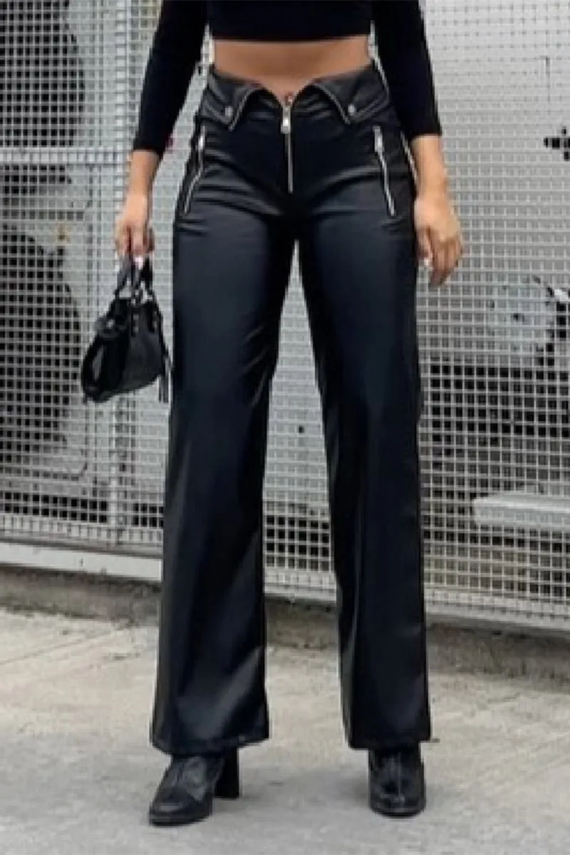 PQ3143 Vegan Leather Pants