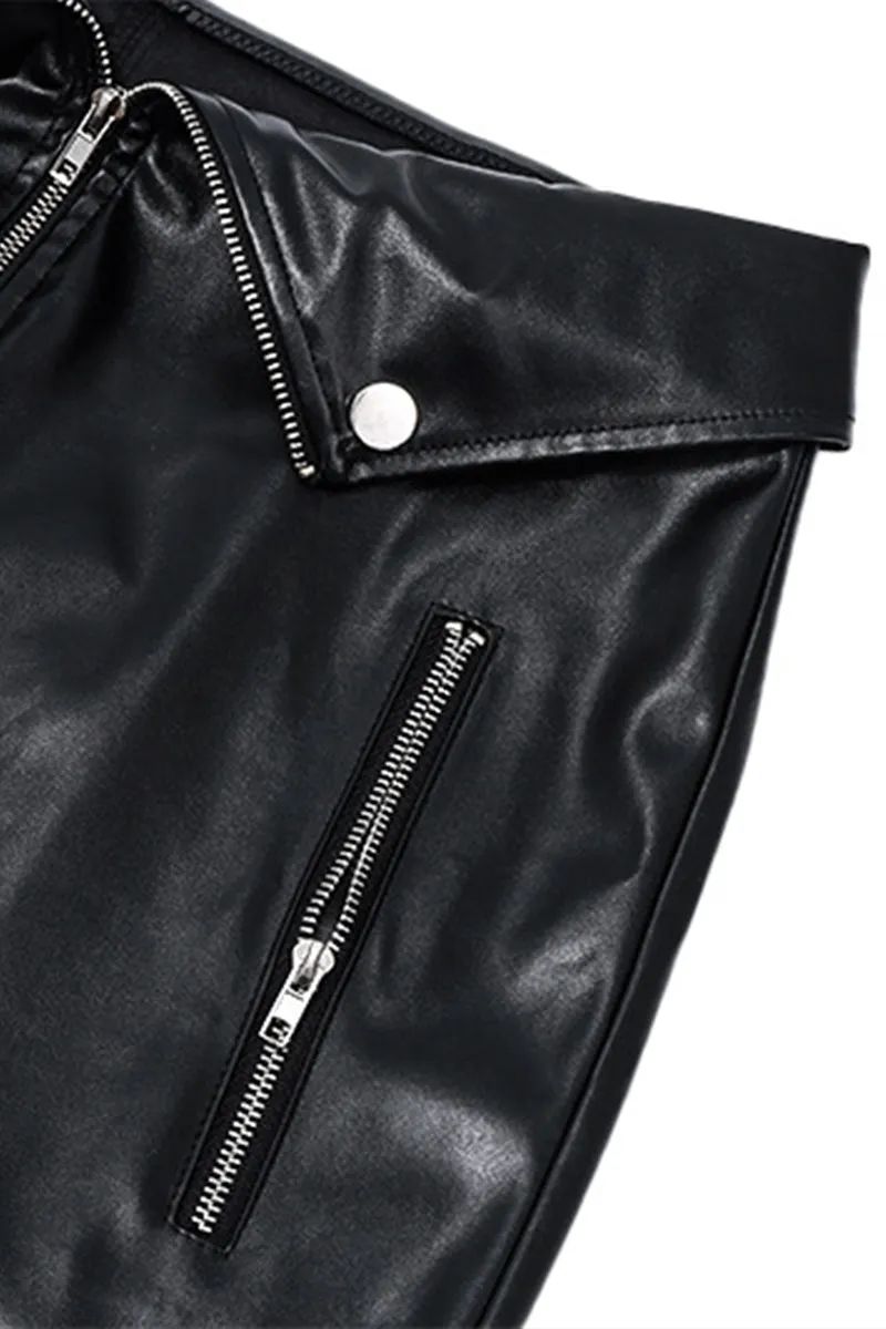 PQ3143 Vegan Leather Pants