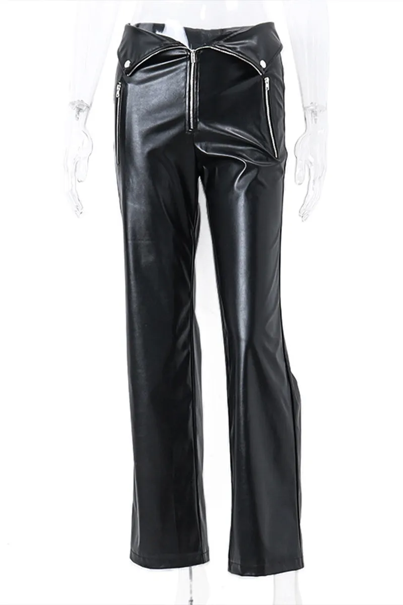 PQ3143 Vegan Leather Pants