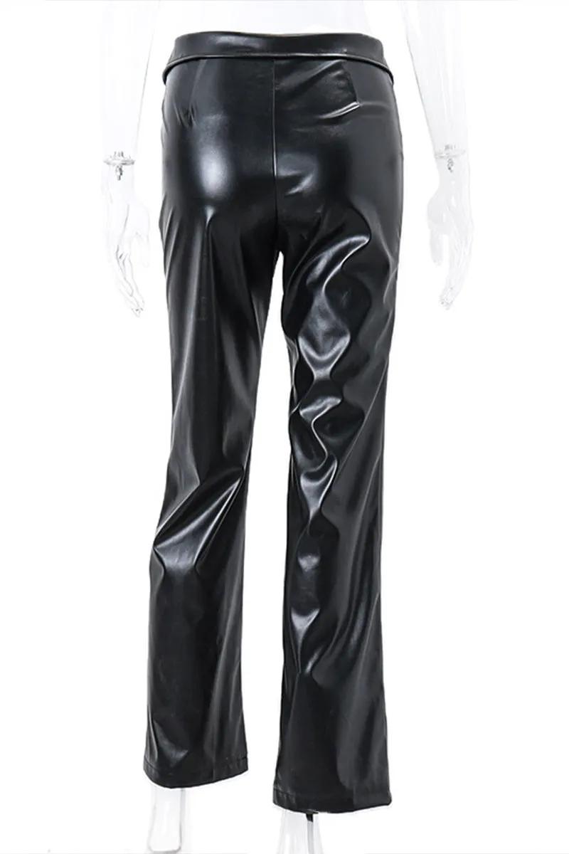 PQ3143 Vegan Leather Pants