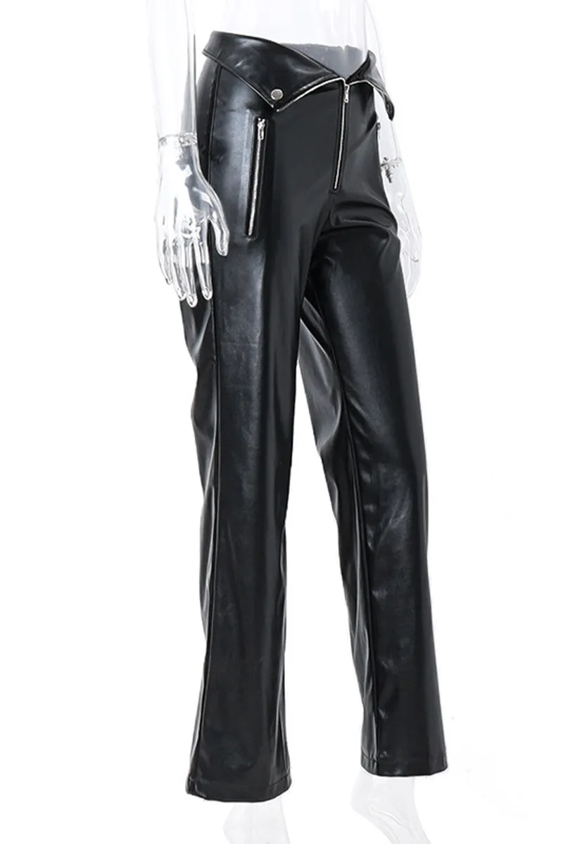 PQ3143 Vegan Leather Pants