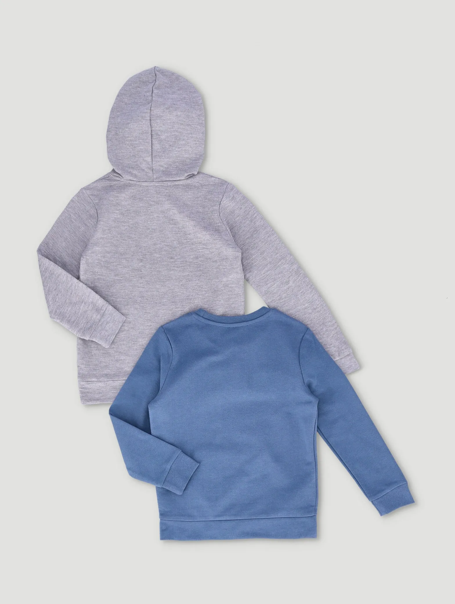 Pre-Boys 2 Pack Fleece Tops - Light Grey