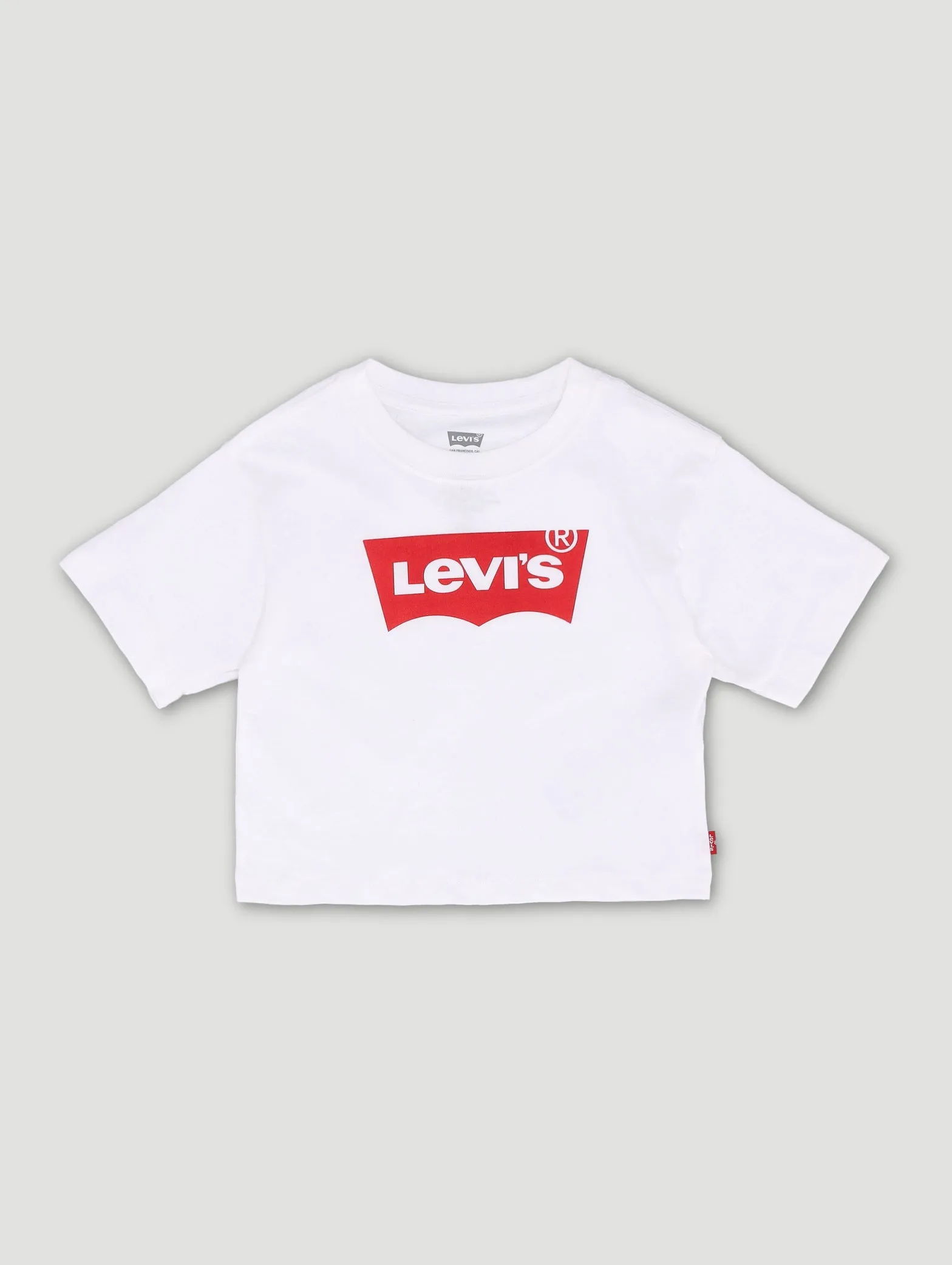 Pre-Girls Light Bright Cropped Top - White