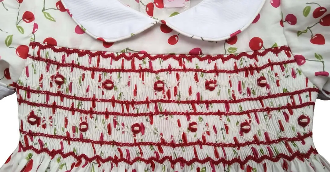 PRE-ORDER Smocked Cherry Dress
