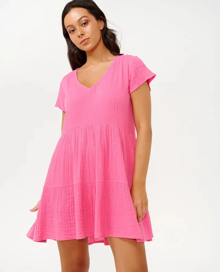 Premium Surf Dress- Hot Pink