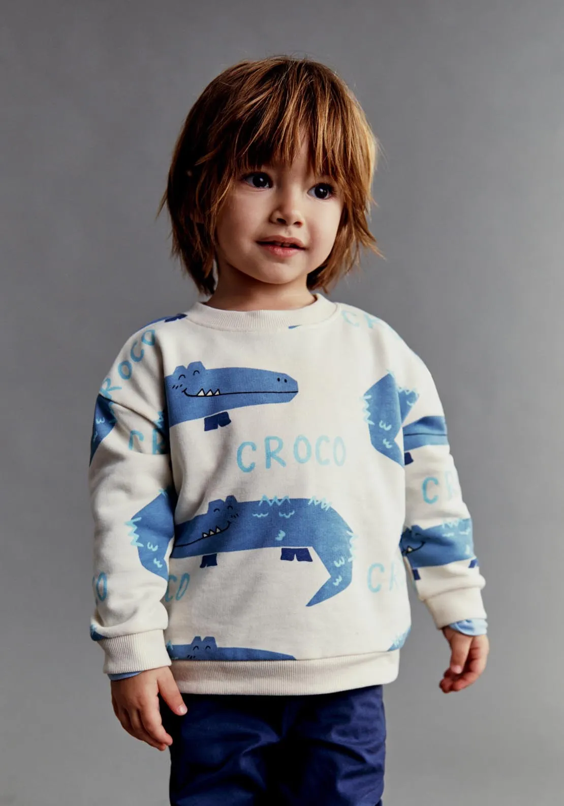Printed tiger sweatshirt - Green Light
