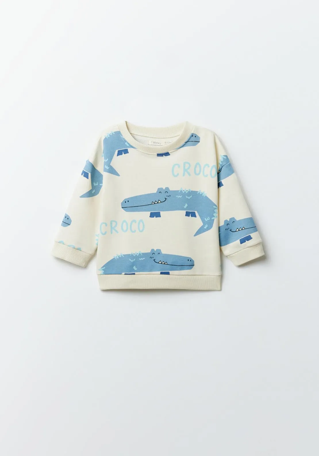 Printed tiger sweatshirt - Green Light