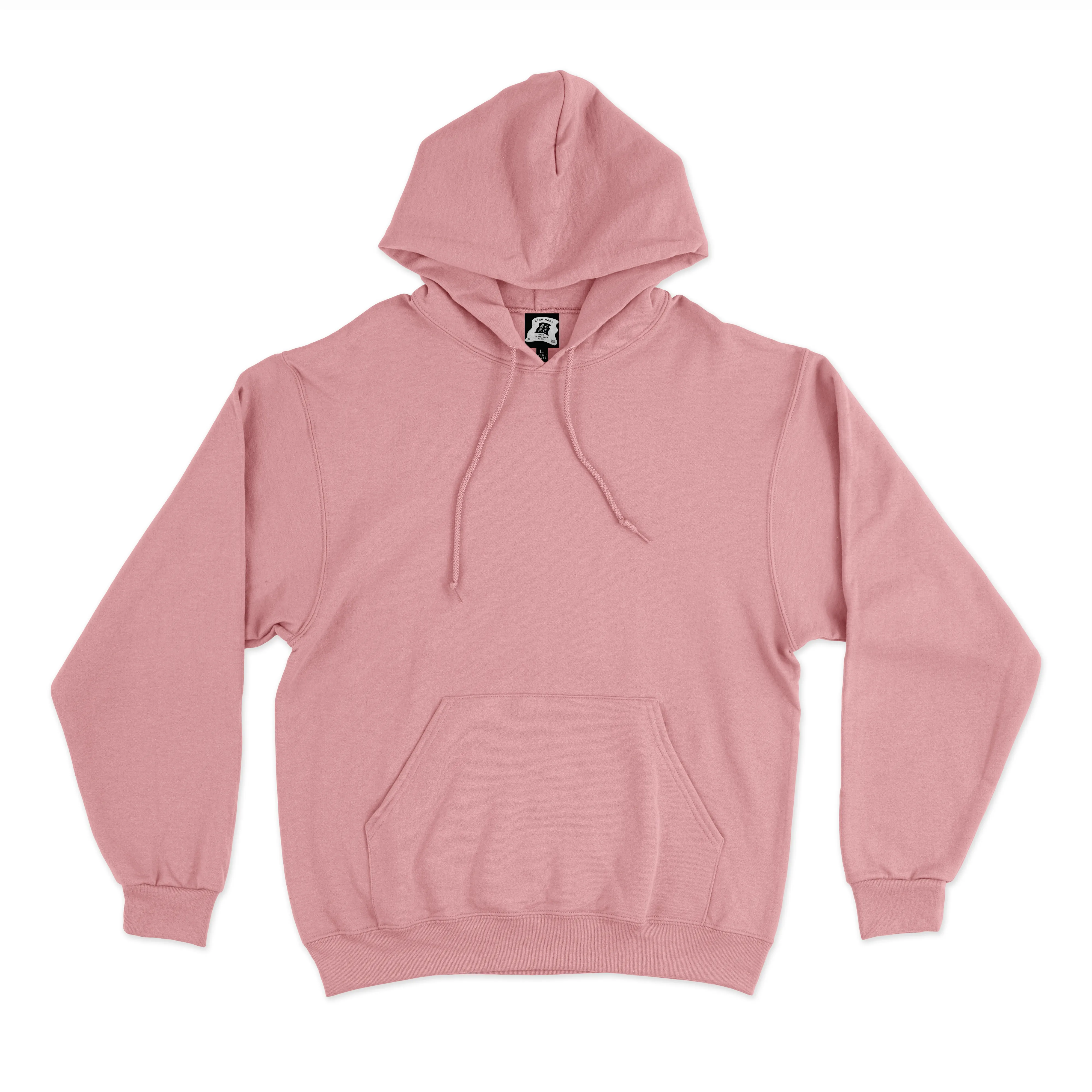 "Demon" Fleece Hoodie Light Pink