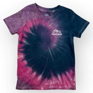 Red & Black Tie Dye Tee Age 6