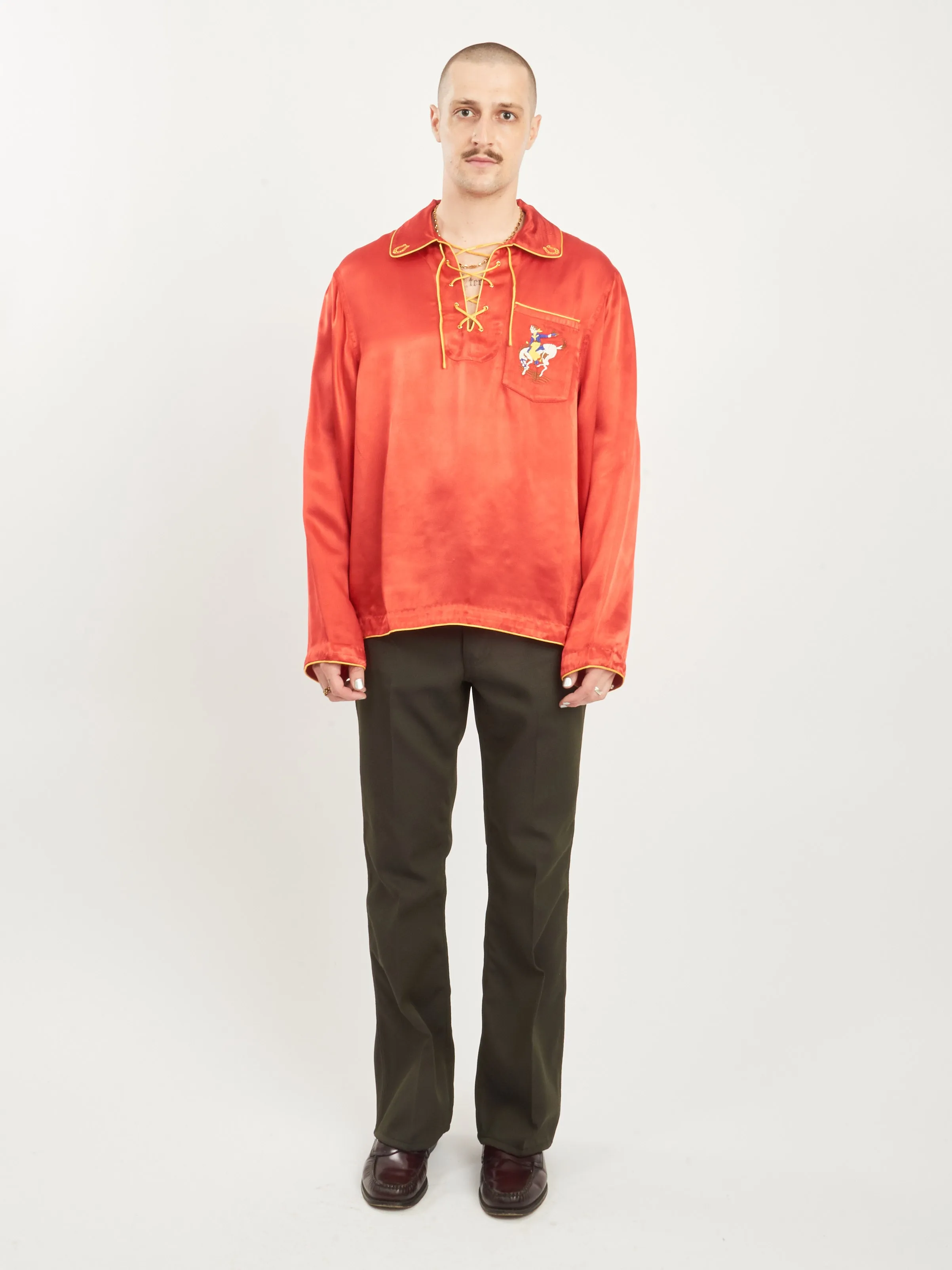Red/Yellow Bronco Pullover
