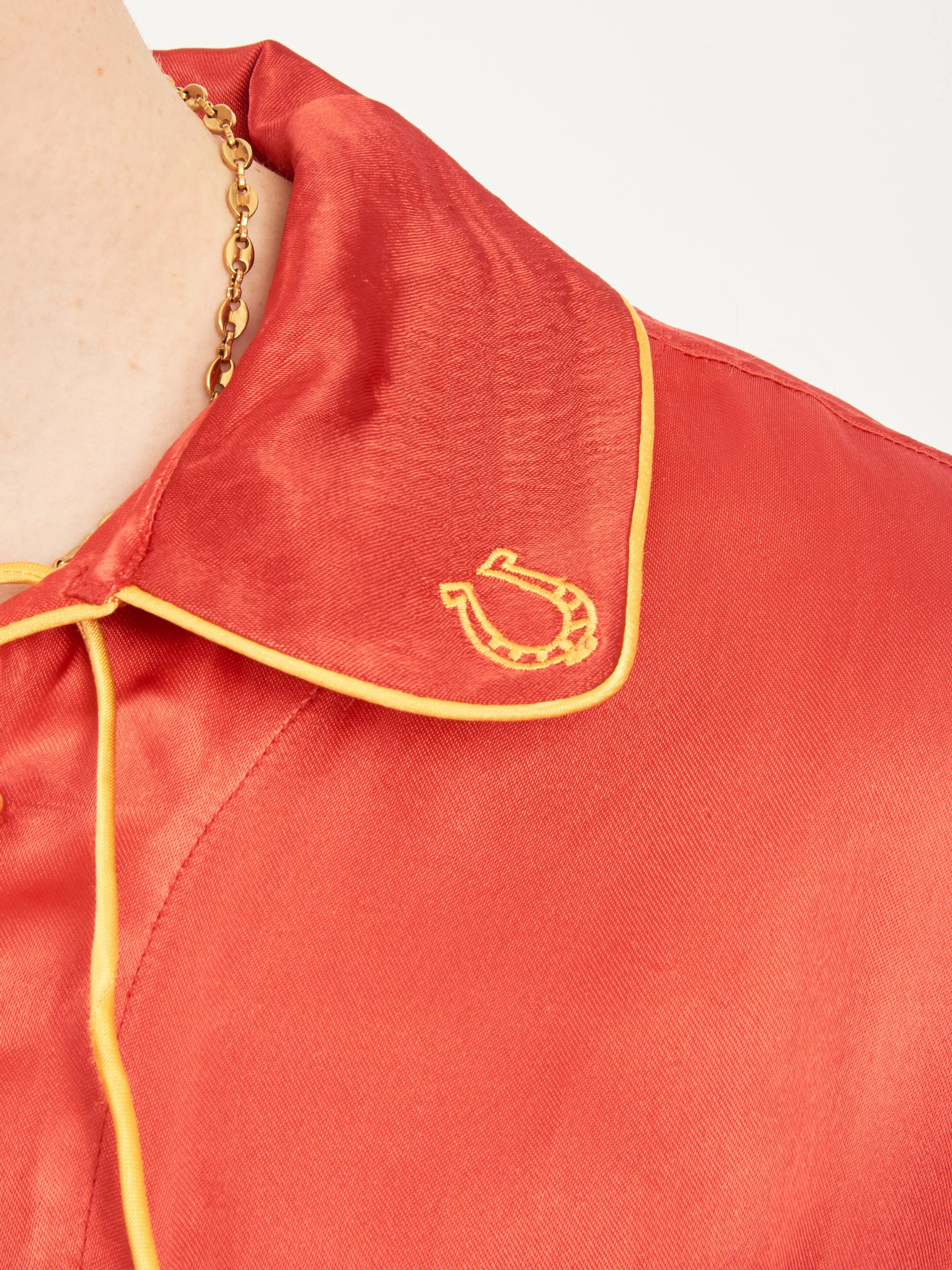 Red/Yellow Bronco Pullover