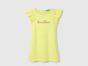Regular Fit Round Neck Solid Dress