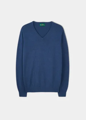 Rothwell Cotton Cashmere Jumper In Indigo