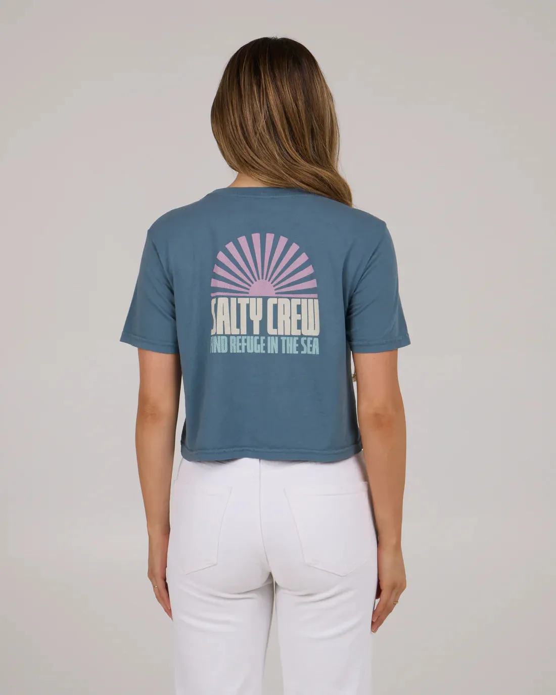 Salty Crew Women's In The Rays Crop Tee