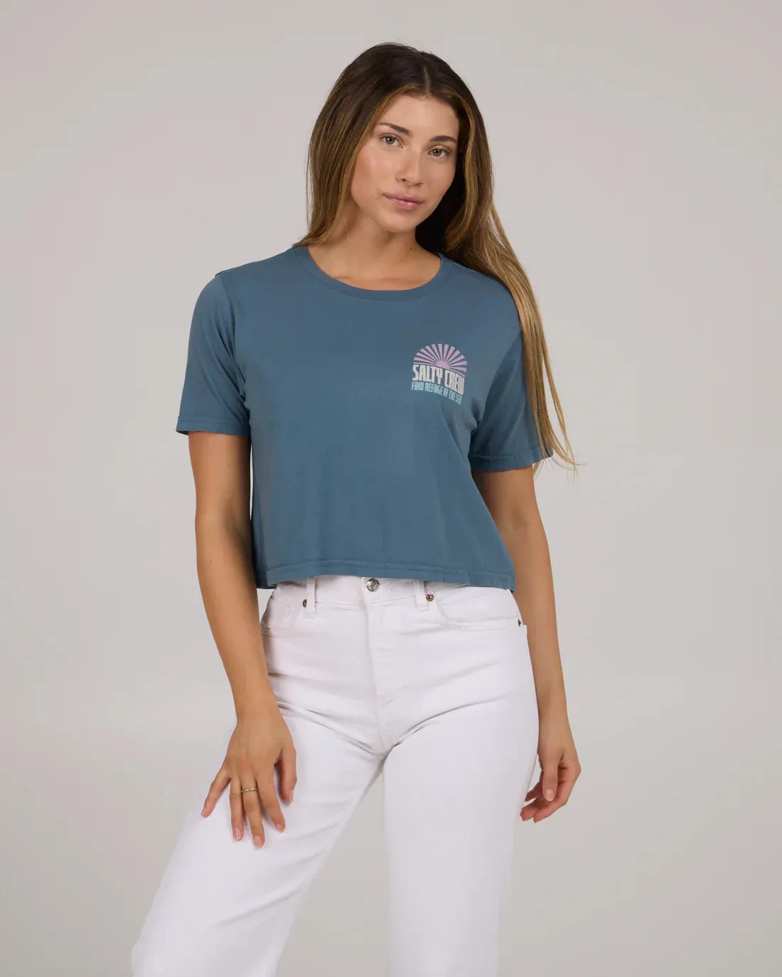 Salty Crew Women's In The Rays Crop Tee
