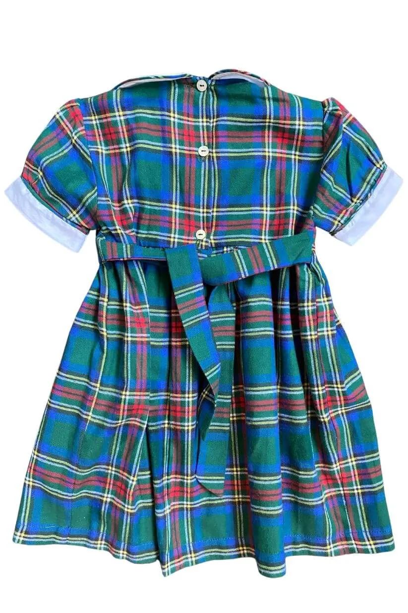 SAMPLE Smocked Plaid Dress