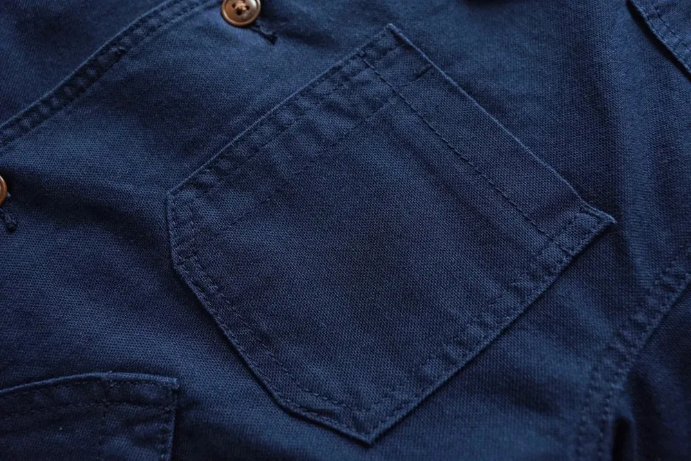 Sauce Zhan Canvas Hunter's Jacket with Detachable Wool Liner Mans Work Jacket Regular Fit