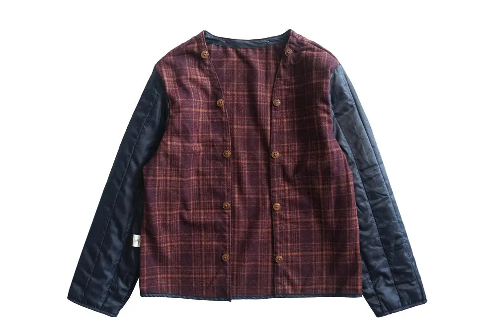 Sauce Zhan Canvas Hunter's Jacket with Detachable Wool Liner Mans Work Jacket Regular Fit
