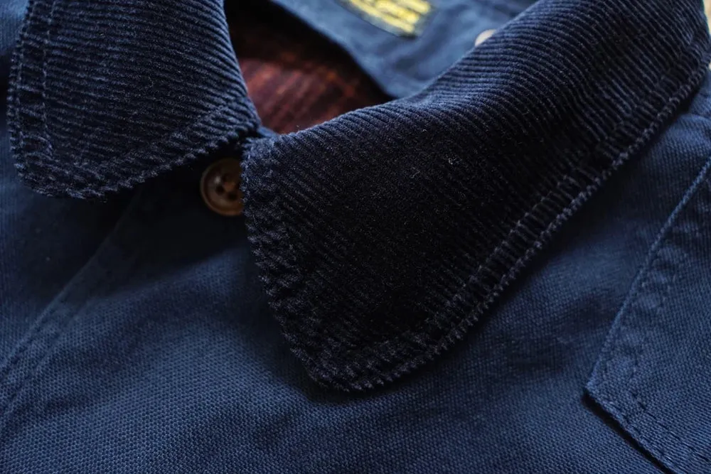 Sauce Zhan Canvas Hunter's Jacket with Detachable Wool Liner Mans Work Jacket Regular Fit