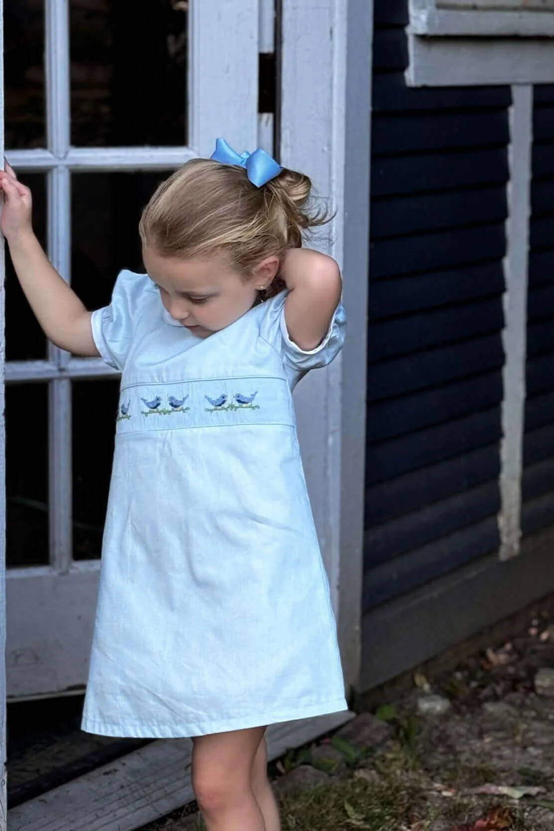 Smocked Lovebird Dress