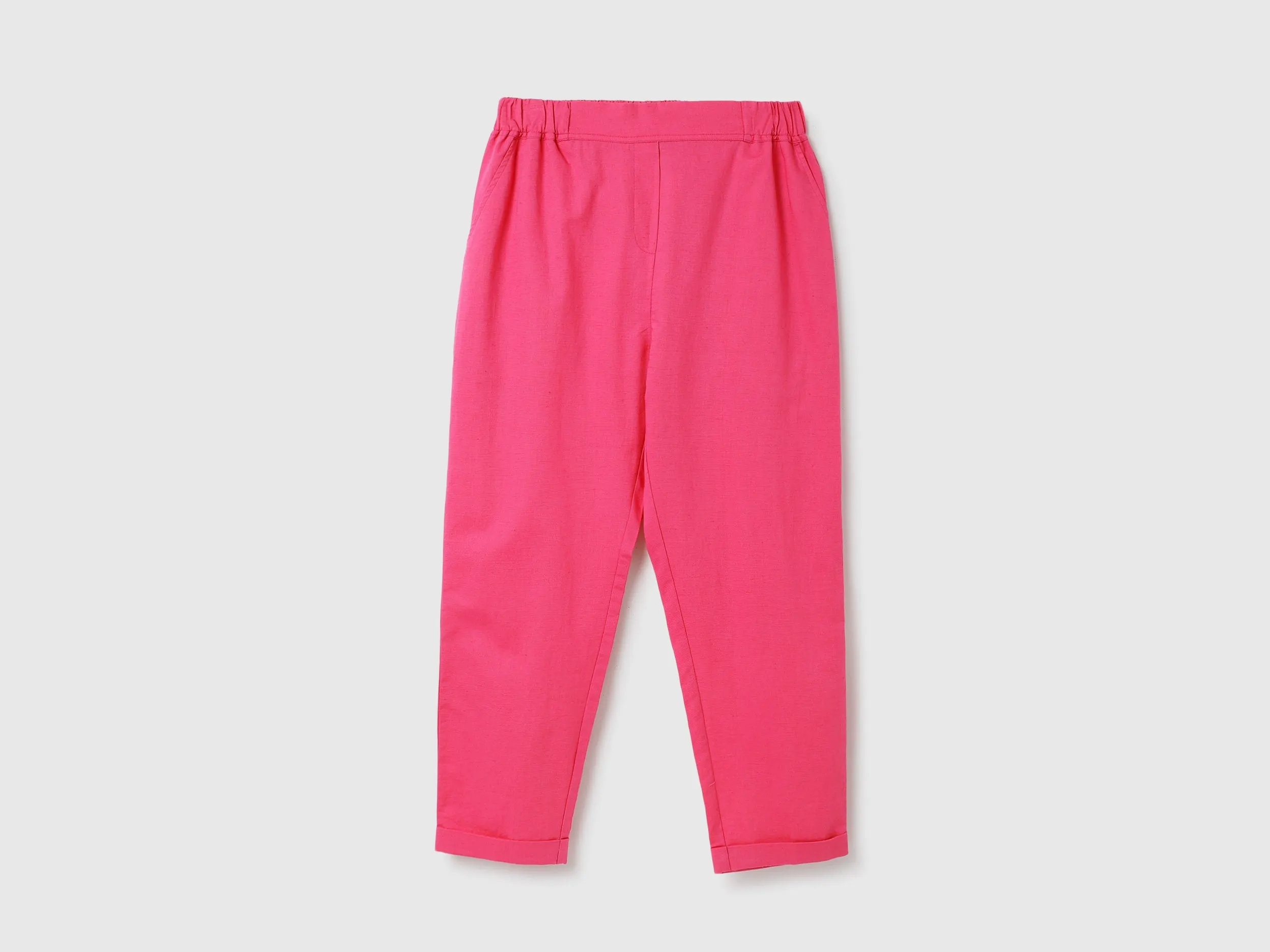 Solid Straight Fit Track Pants