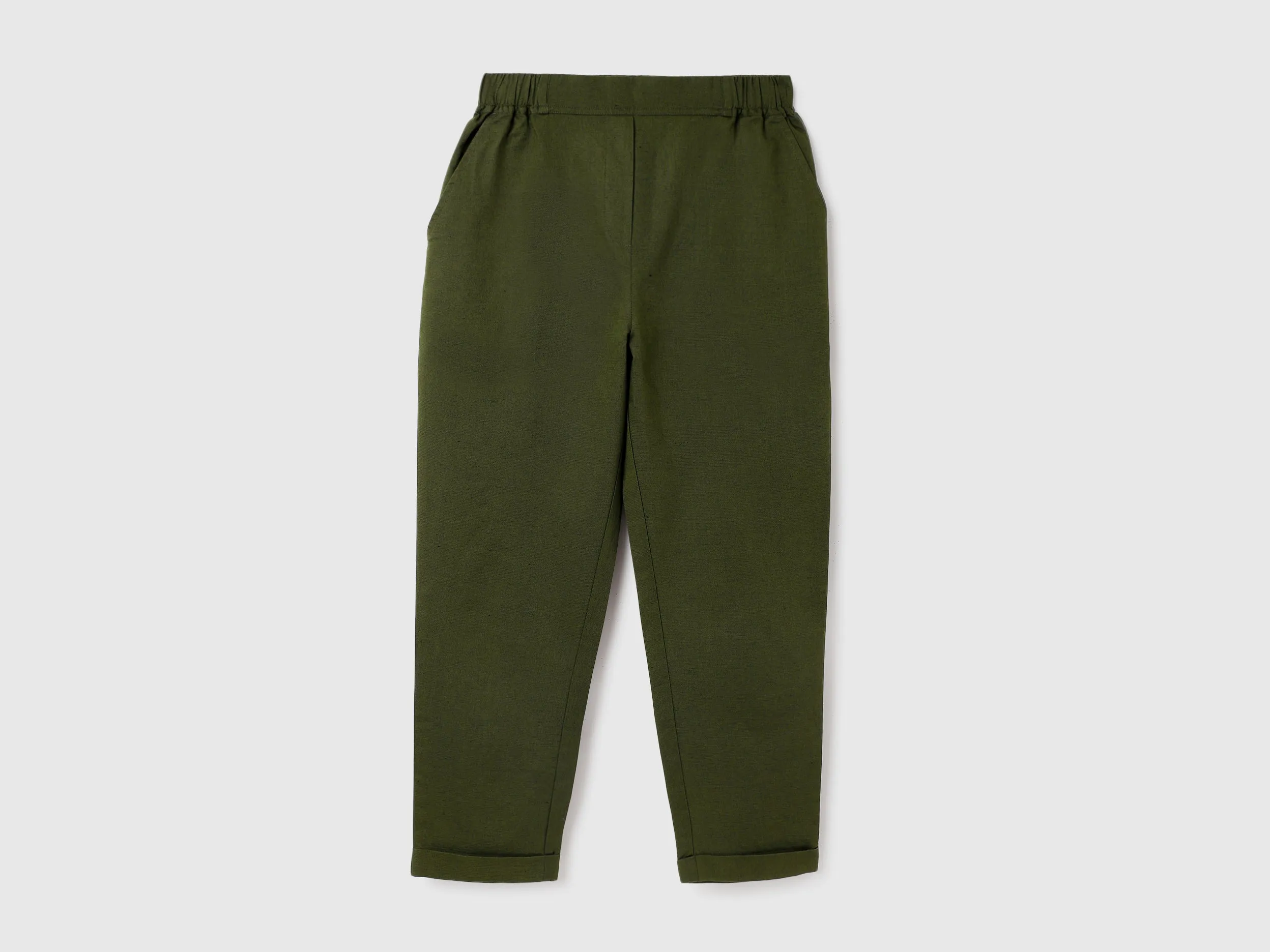 Solid Straight Fit Track Pants