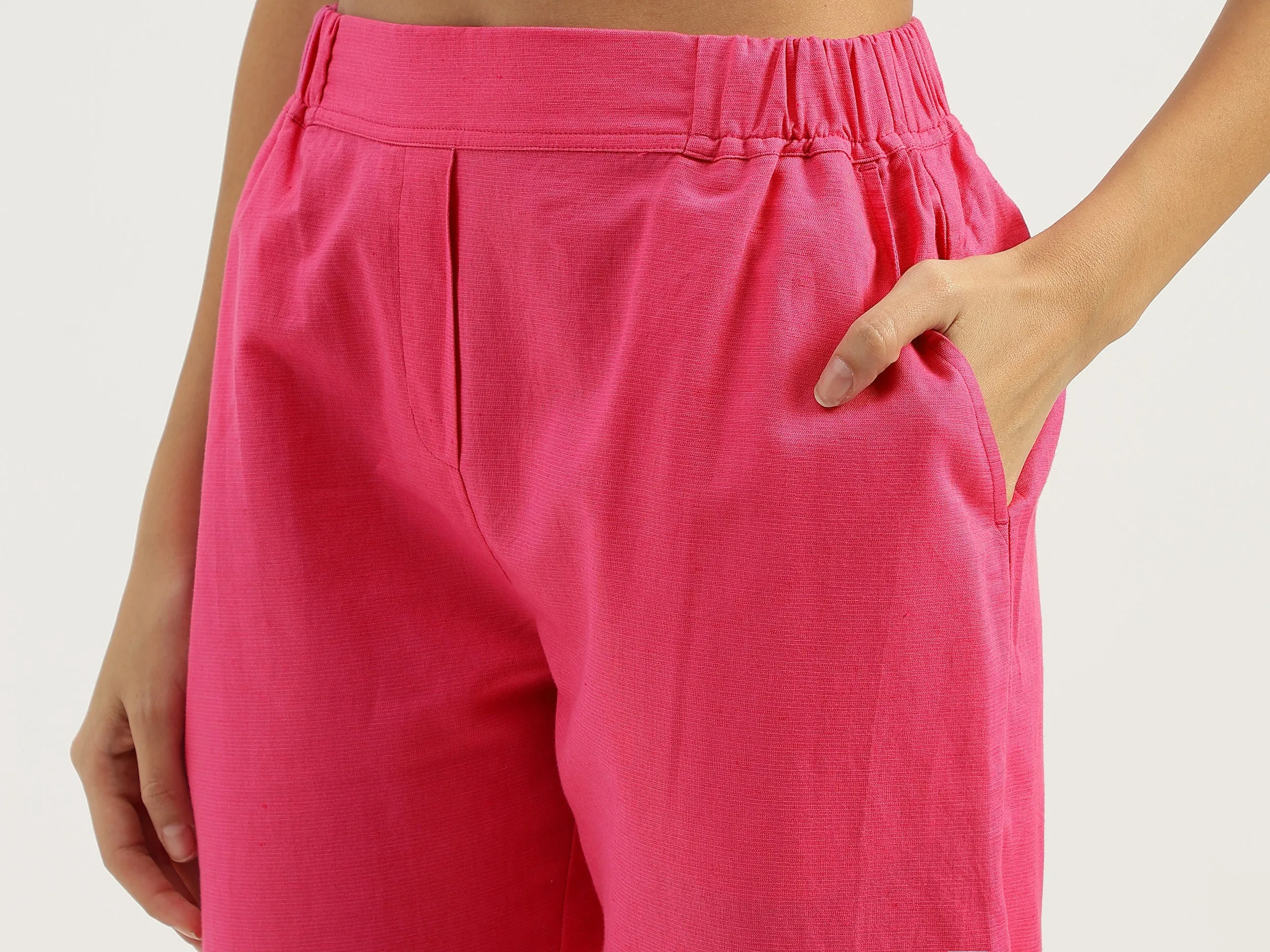 Solid Straight Fit Track Pants
