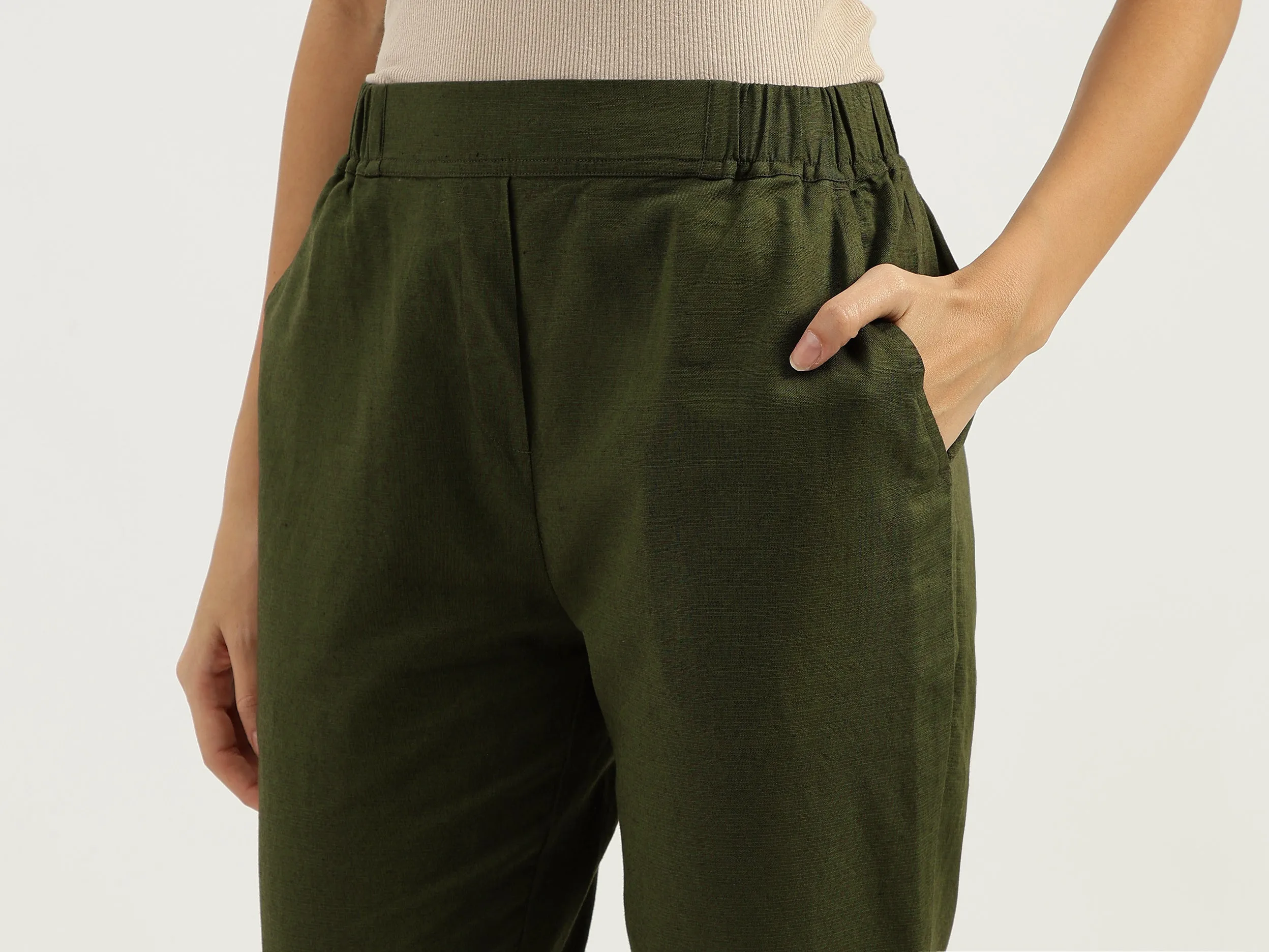 Solid Straight Fit Track Pants