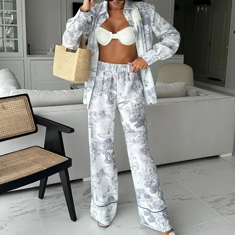 Sophie™ - Chic Long Sleeve Relaxed Fit 2 Piece Set