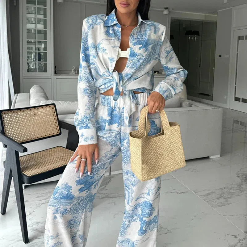 Sophie™ - Chic Long Sleeve Relaxed Fit 2 Piece Set