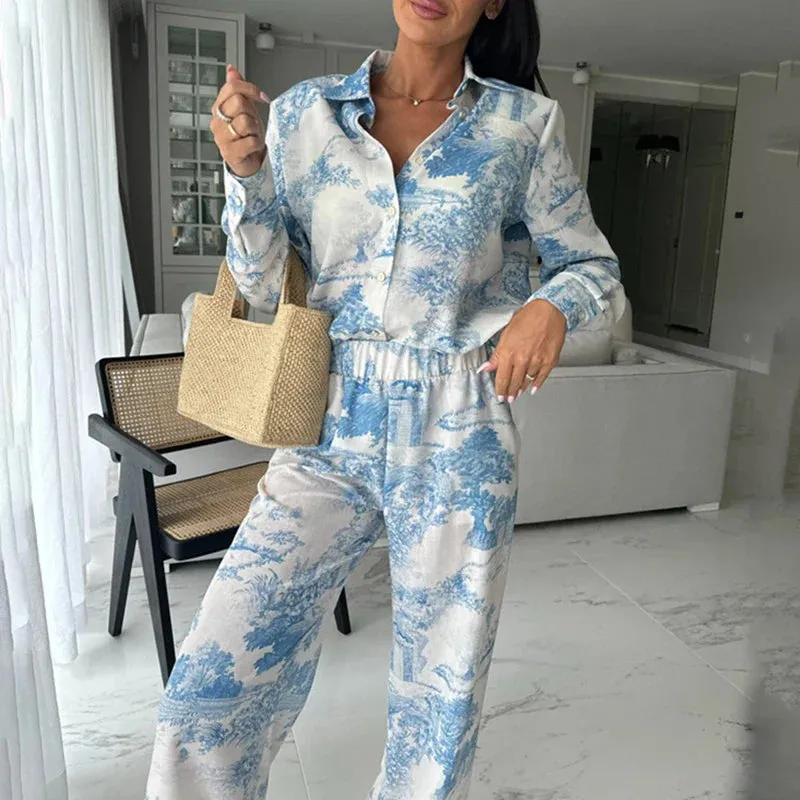 Sophie™ - Chic Long Sleeve Relaxed Fit 2 Piece Set