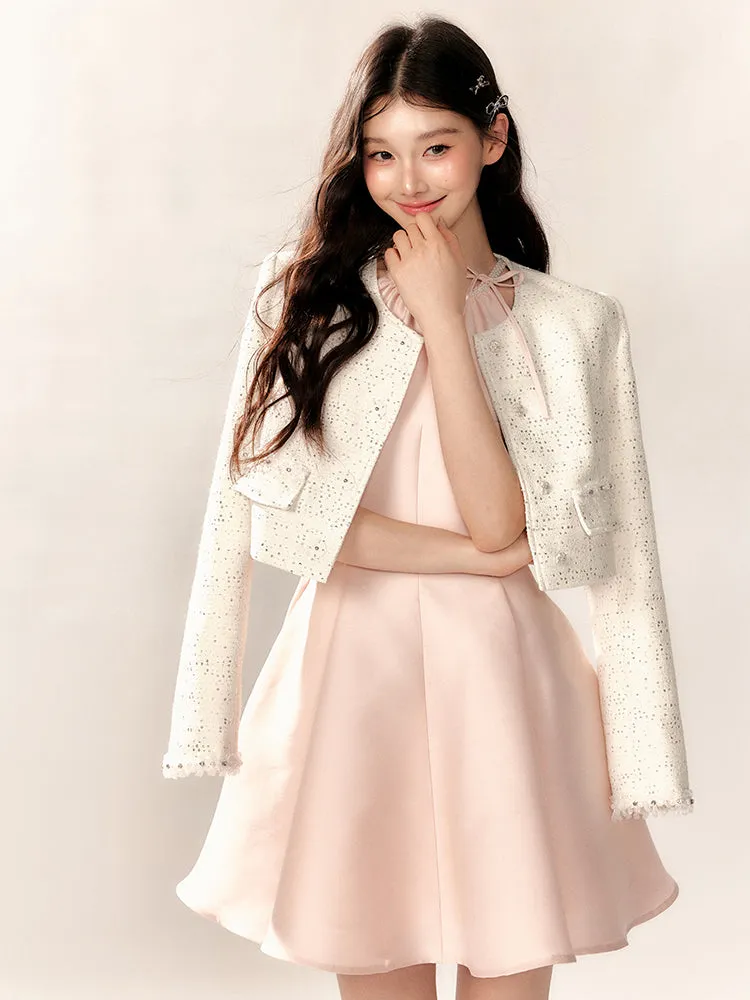 Sparkling Sequin Tweed Jacket