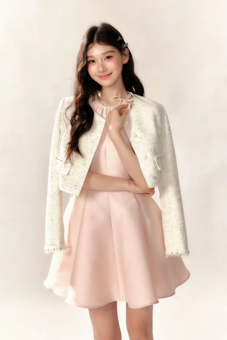 Sparkling Sequin Tweed Jacket
