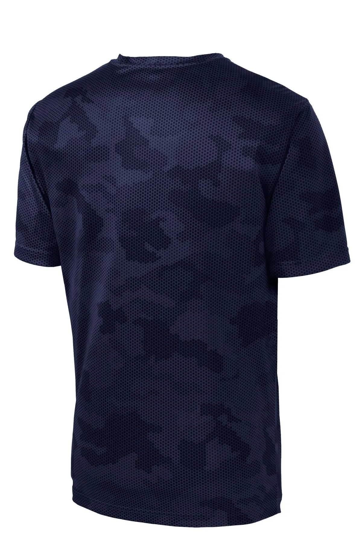Sport-Tek CamoHex Tee. ST370 True Navy