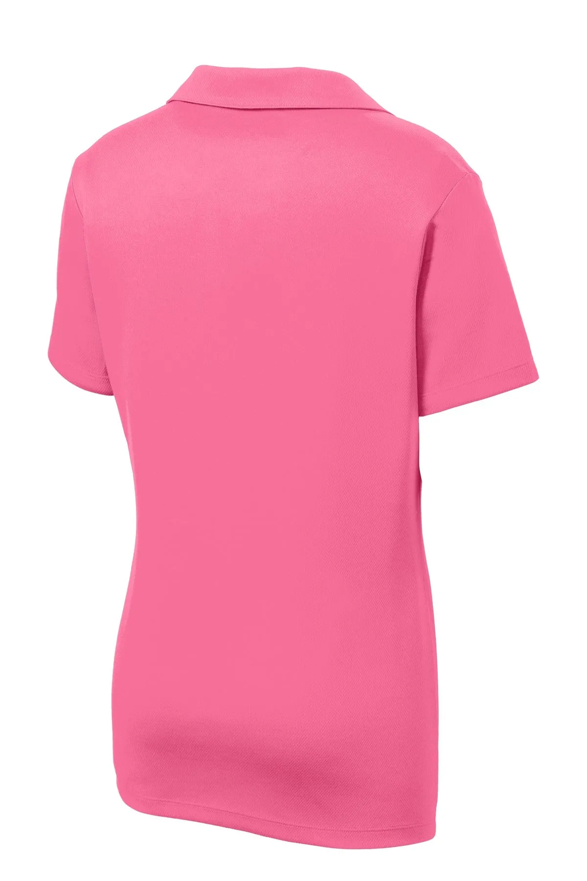 Sport-Tek Women's PosiCharge RacerMesh Polo. LST640 Bright Pink