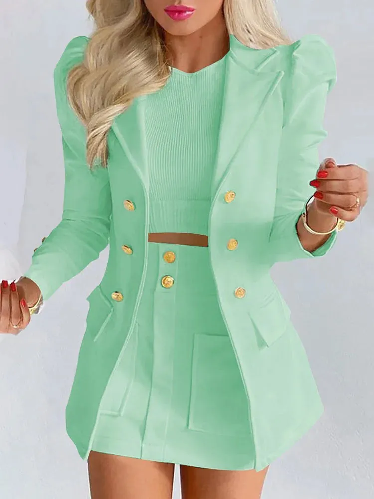 Spring Autumn New Printed Suit Set for Women