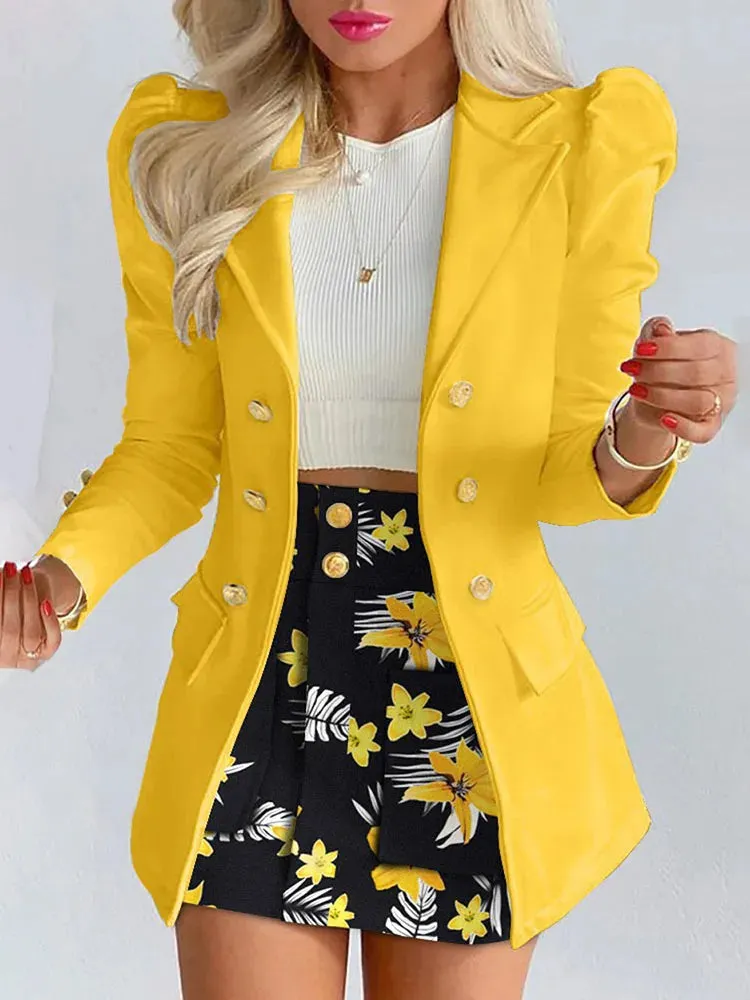 Spring Autumn New Printed Suit Set for Women
