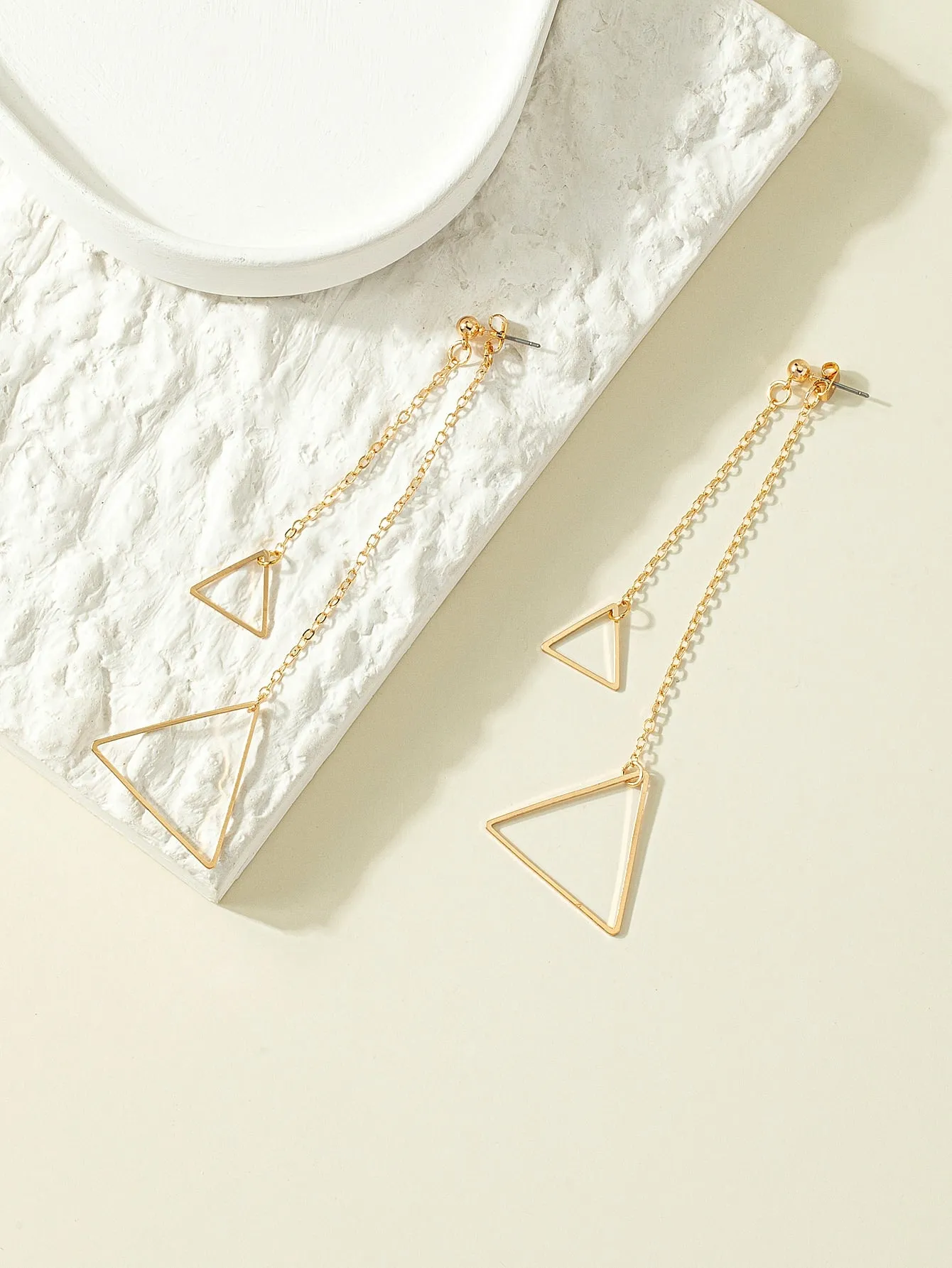 Square Decor Earring Jackets
