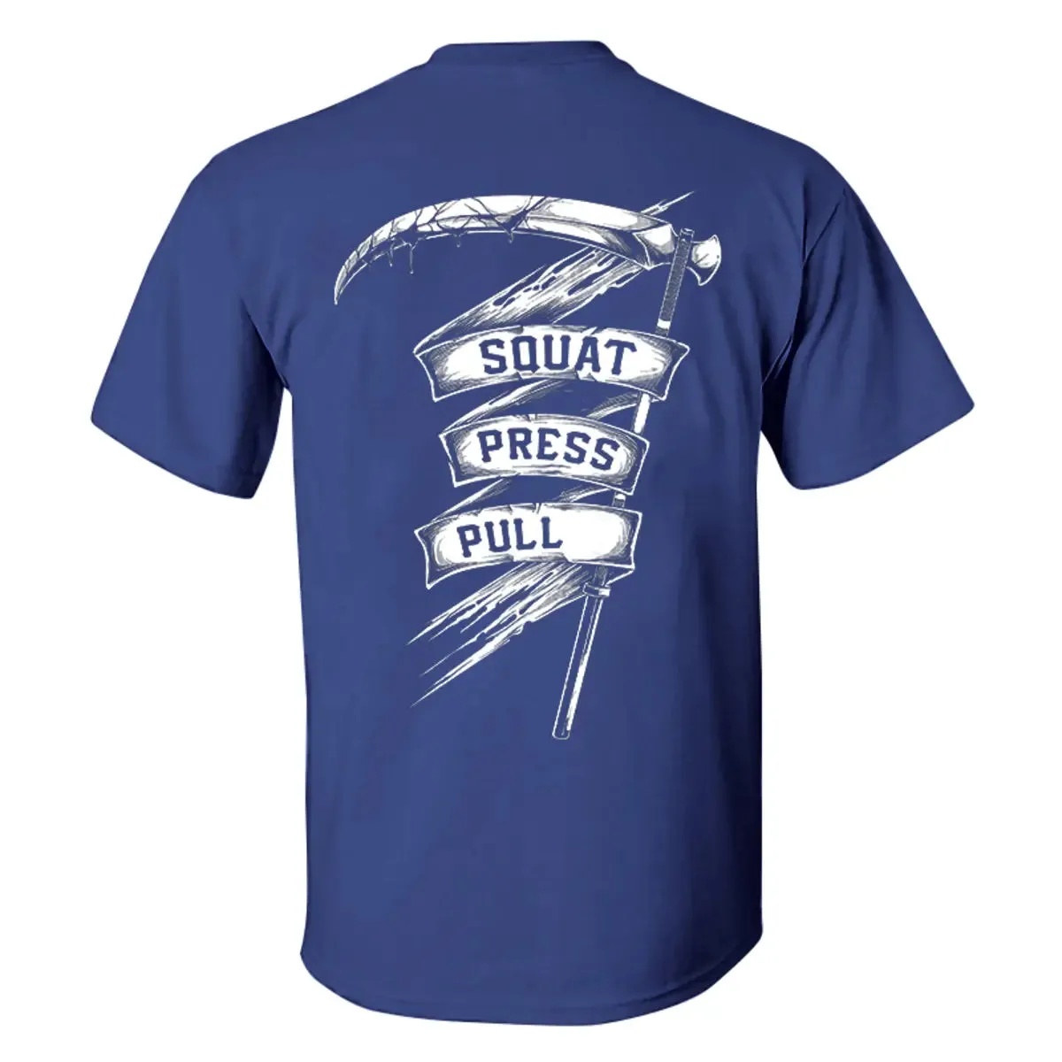 Squat Press Pull Printed Men's T-shirt