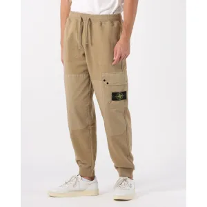 Stone Island Beige Cotton Men Cargo Trouser