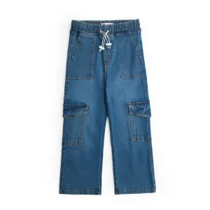 Straight Cargo Denim