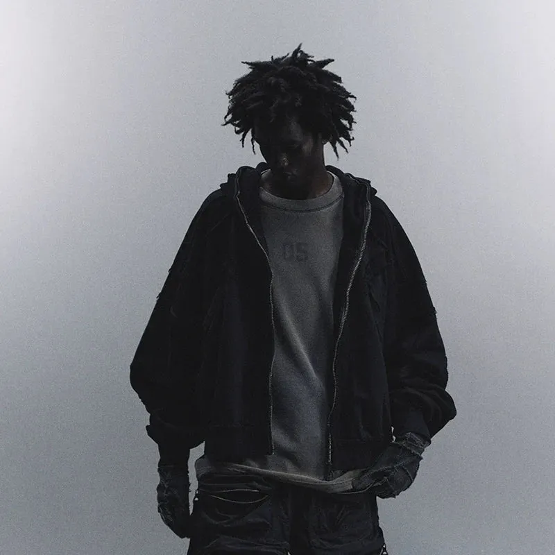 Structured Zipper Hoodie