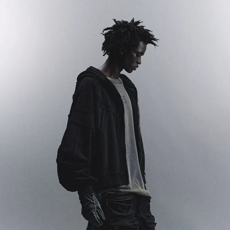 Structured Zipper Hoodie