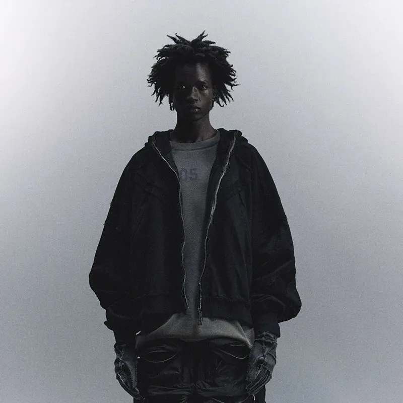 Structured Zipper Hoodie