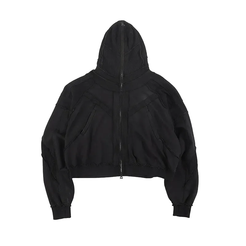 Structured Zipper Hoodie