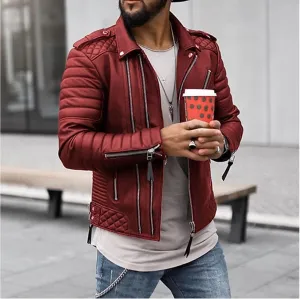 Stylish Leather Biker Jacket for Men