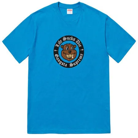 Supreme Life Sucks Die Tee- Bright Blue