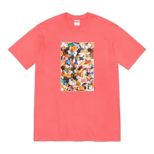 Supreme Pills Tee- Bright Coral
