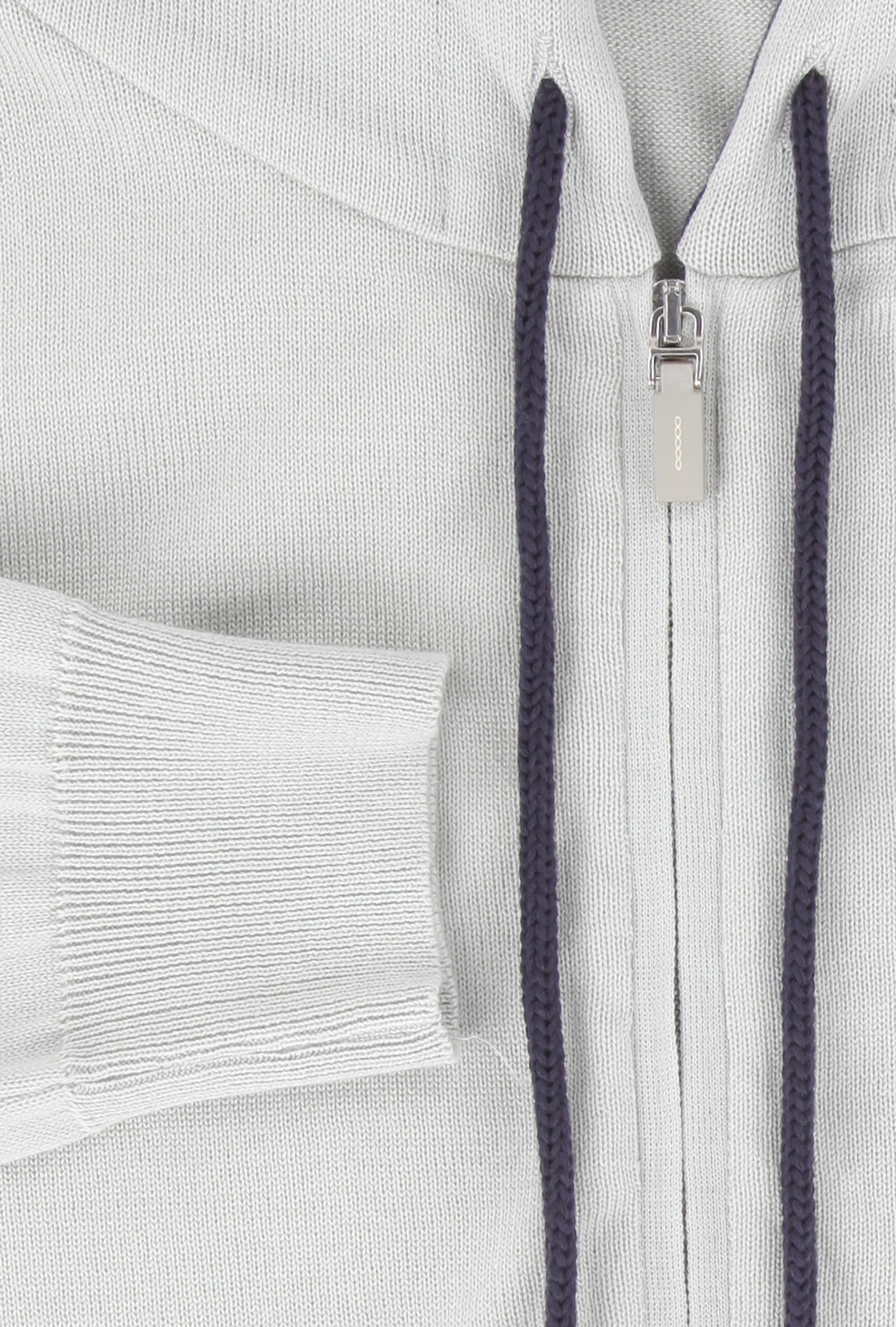 Svevo Parma Light Gray Hooded Sweater