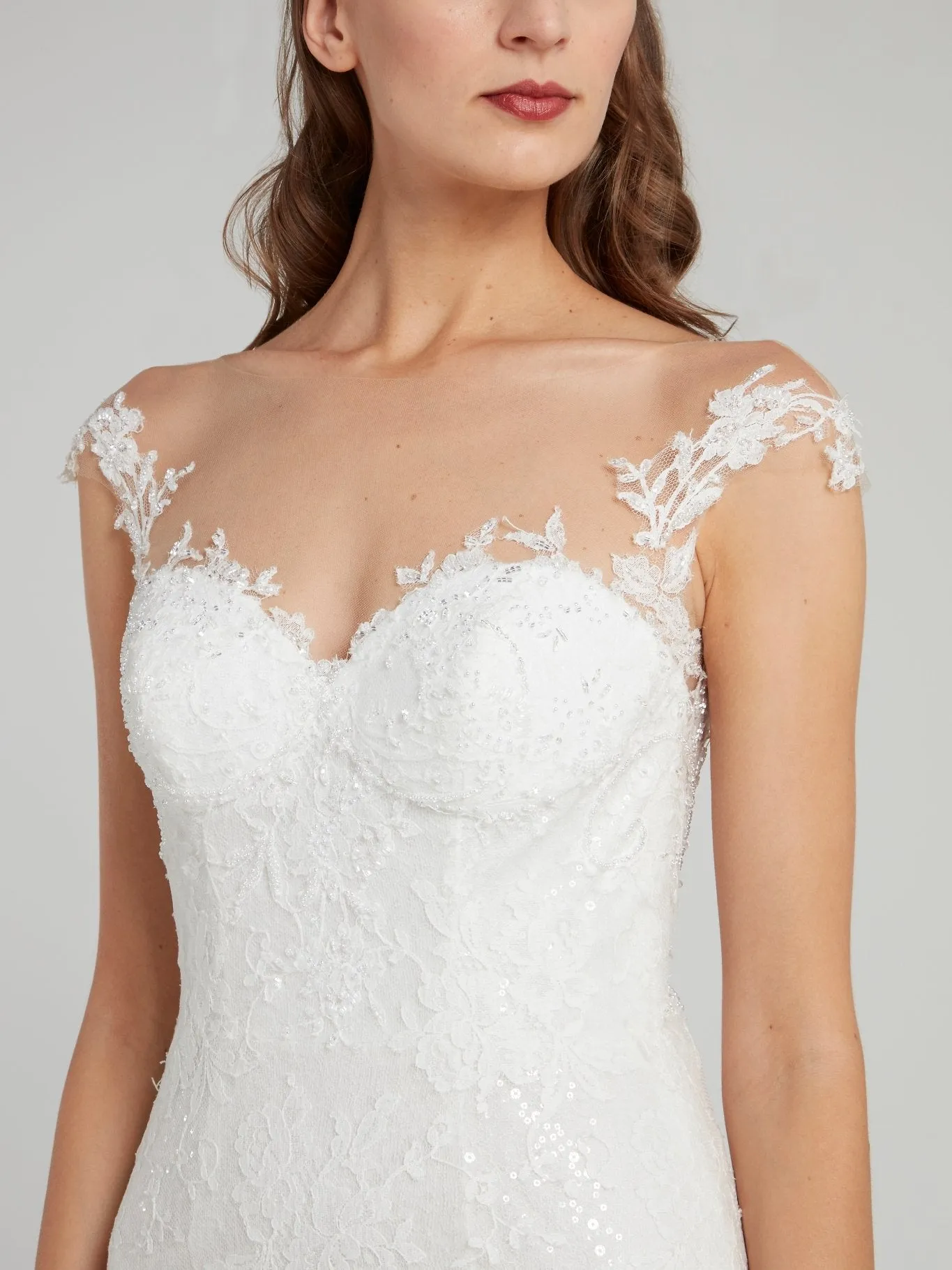 Sweetheart Open Back Mermaid Bridal Gown